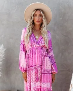 Ronica Pocketed Patchwork Maxi Dress - FINAL SALE -clothes Sales ronicapocketedpatchworkmaxidress41