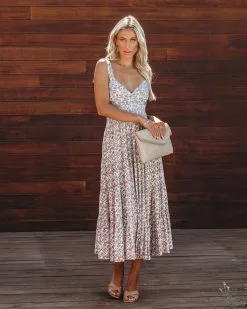 DRES-001 Roses Galore Midi Dress - FINAL SALE -clothes Sales rosesgaloremididress28