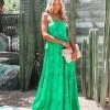 San Felipe Halter Maxi Dress - Kelly Green - FINAL SALE