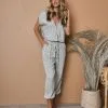 DRES-001 Savanna Printed Pocketed Jumpsuit - SALE