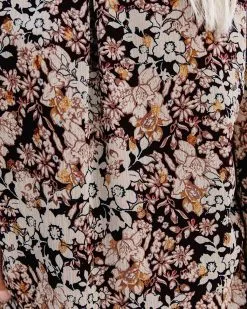 See The Sun Floral Metallic Ruffle Blouse - FINAL SALE -clothes Sales seethesunfloralmetallicruffleblouse02