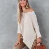 Sienna Oversized Knit Sweater - Natural - FINAL SALE