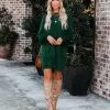 So In Love Knit Sweater Dress - Hunter Green - FINAL SALE
