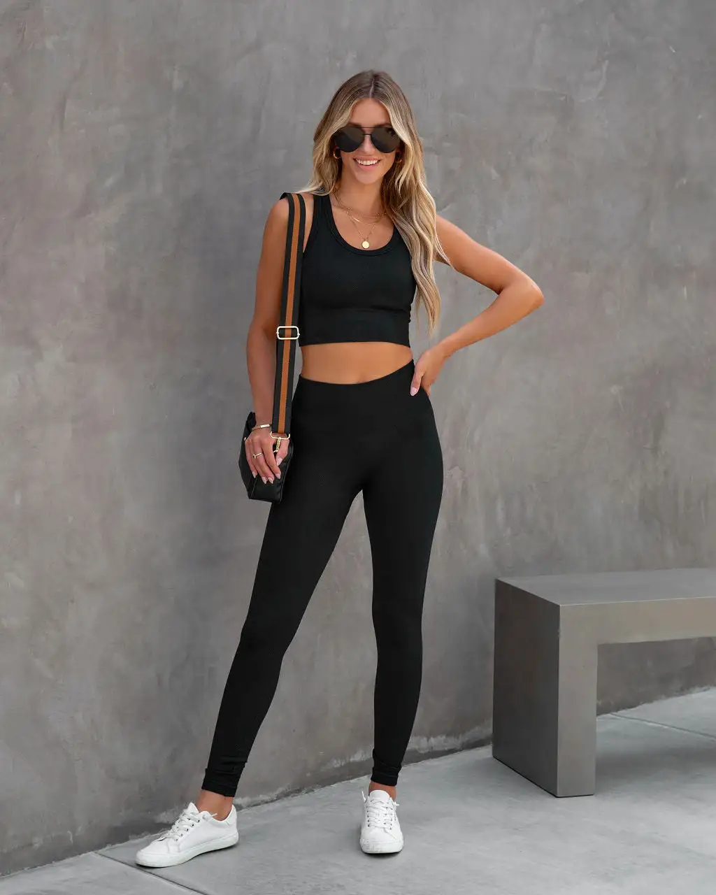 SPAN-001 Spanx - Seamless Sculpt Chevron Ribbed Leggings - FINAL SALE 3 SPAN-001 Spanx - Seamless Sculpt Chevron Ribbed Leggings - FINAL SALE - Image 3