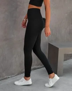 SPAN-001 Spanx - Seamless Sculpt Chevron Ribbed Leggings - FINAL SALE