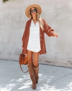 Stay Cozy Knit Cardigan - Camel - FINAL SALE -clothes Sales staycozyknitcardigancamel10