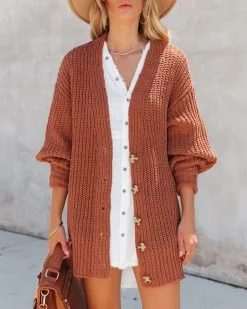 Stay Cozy Knit Cardigan - Camel - FINAL SALE -clothes Sales staycozyknitcardigancamel103