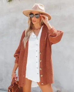 Stay Cozy Knit Cardigan - Camel - FINAL SALE -clothes Sales staycozyknitcardigancamel86