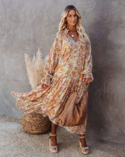 Sutherland Floral Boho Maxi Dress - FINAL SALE
