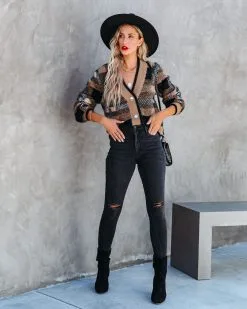 Taylor Plaid Fuzzy Knit Cardigan - Camel 11 Taylor Plaid Fuzzy Knit Cardigan - Camel -clothes Sales taylorplaidfuzzyknitcardigancamel14