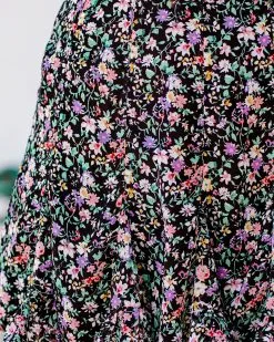 DRES-001 Teardrops Floral Ruffle Mini Skort - FINAL SALE -clothes Sales teardropsfloralruffleminiskort113