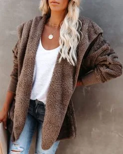 The Coziest Yet Pocketed Cardigan - Mocha - FINAL SALE -clothes Sales thecoziestyetpocketedcardiganmocha13