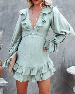 ONE-001 Then Suddenly Love Ruffle Dress - FINAL SALE 13 ONE-001 Then Suddenly Love Ruffle Dress - FINAL SALE -clothes Sales thensuddenlyloveruffleddress79