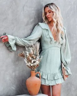 ONE-001 Then Suddenly Love Ruffle Dress - FINAL SALE 16 ONE-001 Then Suddenly Love Ruffle Dress - FINAL SALE -clothes Sales thensuddenlyloveruffleddress881