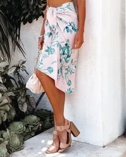 TYCH-001 Tropical Rain Floral Sarong - FINAL SALE 16 TYCH-001 Tropical Rain Floral Sarong - FINAL SALE -clothes Sales tropicalrainfloralstraplessbandeautietopandsarong37