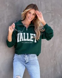 Valley Girl Half Zip Pullover - FINAL SALE 19 Valley Girl Half Zip Pullover - FINAL SALE -clothes Sales valleyhalfzippullover114