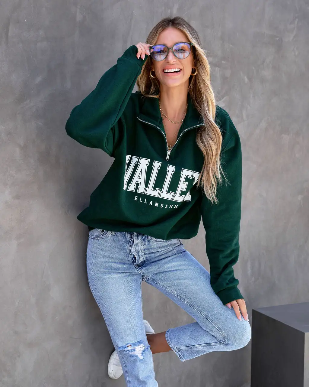 Valley Girl Half Zip Pullover - FINAL SALE 5 Valley Girl Half Zip Pullover - FINAL SALE - Image 5