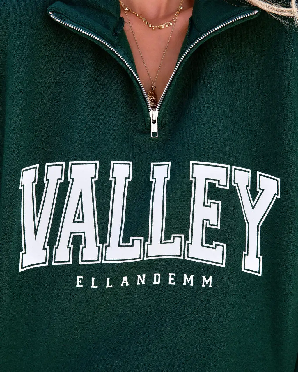 Valley Girl Half Zip Pullover - FINAL SALE 4 Valley Girl Half Zip Pullover - FINAL SALE - Image 4