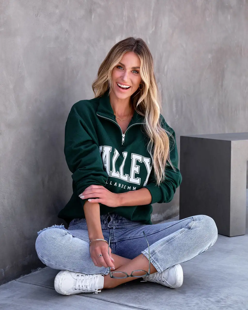 Valley Girl Half Zip Pullover - FINAL SALE 7 Valley Girl Half Zip Pullover - FINAL SALE - Image 7