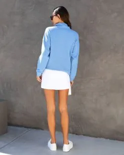 MONO-001 William Slit Skort - White - SALE -clothes Sales williamslitskortwhite 66