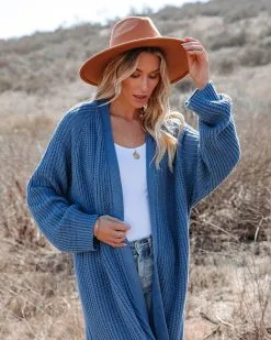 Your Own World Knit Duster Cardigan - Blue - LAST CHANCE 16 Your Own World Knit Duster Cardigan - Blue - LAST CHANCE -clothes Sales yourownworldknitdustercardiganblue41