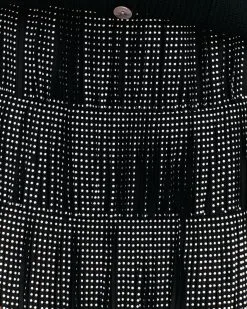 ENDL-001 Zoie Studded Fringe Mini Skirt - Black - SALE -clothes Sales zoiestuddedfringeminiskirtblack30