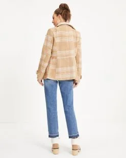 Let'S Talk News Pocketed Jacket - Camel - FINAL SALE -clothes Sales 05 Let sTalkNewsPocketedJacket Camel 0442