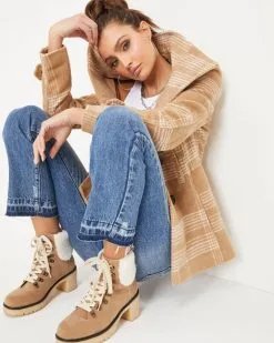 Let'S Talk News Pocketed Jacket - Camel - FINAL SALE -clothes Sales 05 Let sTalkNewsPocketedJacket Camel 0452