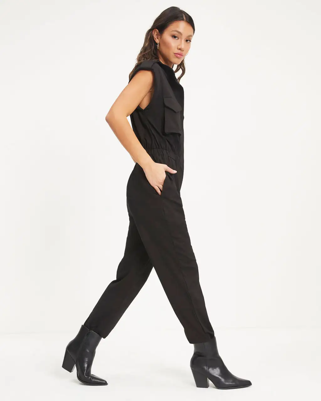 Stronger Than Ever Pocketed Jumpsuit - Black - FINAL SALE 3 Stronger Than Ever Pocketed Jumpsuit - Black - FINAL SALE - Image 3