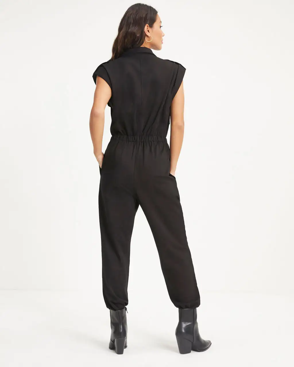 Stronger Than Ever Pocketed Jumpsuit - Black - FINAL SALE 4 Stronger Than Ever Pocketed Jumpsuit - Black - FINAL SALE - Image 4