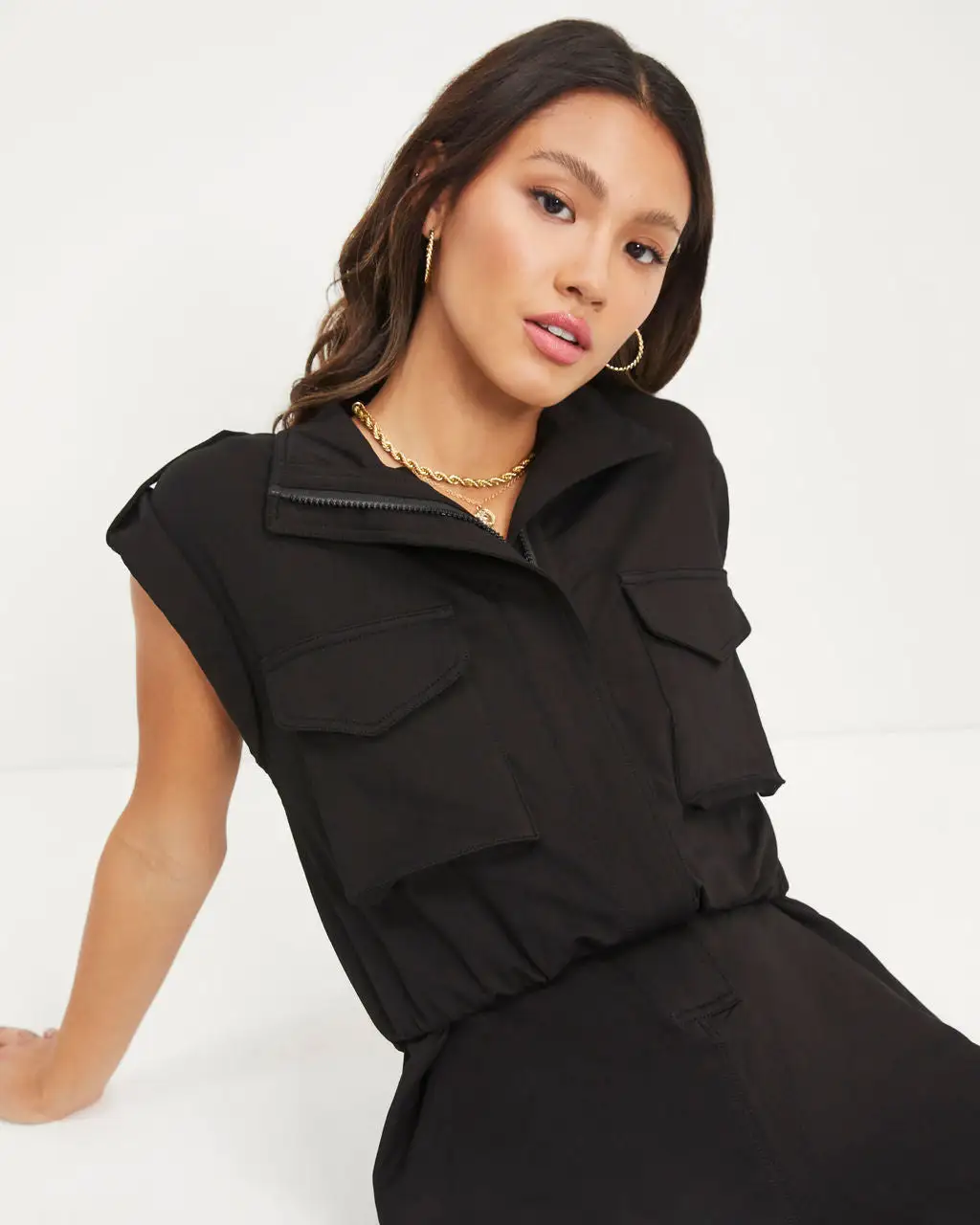 Stronger Than Ever Pocketed Jumpsuit - Black - FINAL SALE 2 Stronger Than Ever Pocketed Jumpsuit - Black - FINAL SALE - Image 2