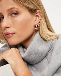 Lopez Hoops Set - Gold - FINAL SALE