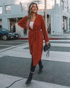 Alfred Pocketed Lightweight Trench Coat - FINAL SALE -clothes Sales 0L4A3068 7ddb634e 1d9e 4a6e b09e 5f1cae5f9dad