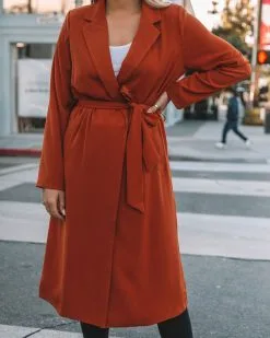 Alfred Pocketed Lightweight Trench Coat - FINAL SALE -clothes Sales 0L4A3074