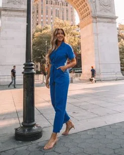 Dumbo Cotton Pocketed Denim Jumpsuit - Blue - FINAL SALE -clothes Sales 0L4A4702 306e9d81 8bf2 40ab bb8d fbaf32599da4