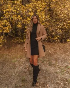 Elyanna Pocketed Coat - Camel - FINAL SALE -clothes Sales 0L4A7230