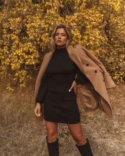 Elyanna Pocketed Coat - Camel - FINAL SALE -clothes Sales 0L4A7249