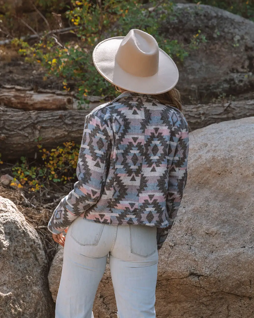 Norinne Pocketed Woven Moto Jacket - FINAL SALE 2 Norinne Pocketed Woven Moto Jacket - FINAL SALE - Image 2