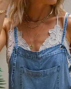 Quinto Cotton Chambray Jumpsuit - FINAL SALE -clothes Sales 1 111