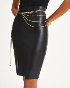 Shashi - Justina Layered Chain Belt - Gold - FINAL SALE 10 Shashi - Justina Layered Chain Belt - Gold - FINAL SALE -clothes Sales 14 Shashi JustinaLayeredChainBelt Gold 1353