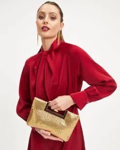 Hustle Metallic Clutch - Gold - LAST CHANCE 11 Hustle Metallic Clutch - Gold - LAST CHANCE -clothes Sales 18 HustleMetallicClutch Gold 1385