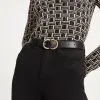 Finley Gold Buckle Belt - Black - FINAL SALE