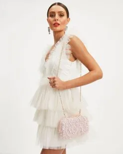 Alia Textured Clutch - Blush - LAST CHANCE -clothes Sales 22 Alia Textured Clutch Blush 2999