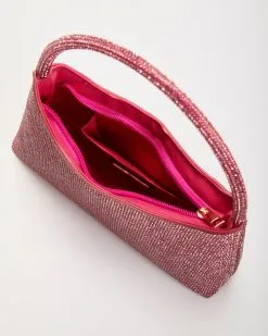 In Her Mood Baguette Handbag - Magenta -clothes Sales 26439 MAGENTA0381