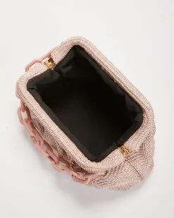 Cita Crossbody Chain Pouch Bag - Rose -clothes Sales 26536 ROS1E0396