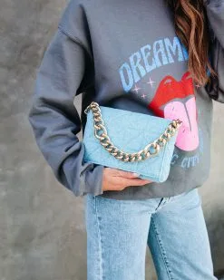 Brittany Linen Quilted Crossbody Bag - Blue - SALE 11 Brittany Linen Quilted Crossbody Bag - Blue - SALE -clothes Sales 3J4A2804