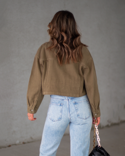 Shane Cotton Pocketed Shacket - Olive - SALE 8 Shane Cotton Pocketed Shacket - Olive - SALE -clothes Sales 5332375F DDFE 4263 BD0E B0EB0C0E0DA9