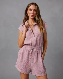Aislinn Romper - Mauve 