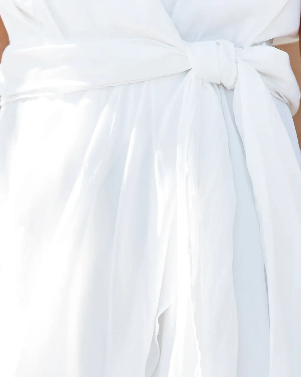 Alyce Satin Wrap Romper - FINAL SALE 4 Alyce Satin Wrap Romper - FINAL SALE - Image 4