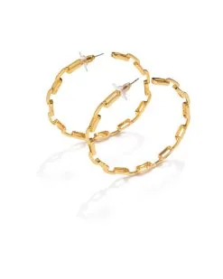 Anchor Chain Hoops - LAST CHANCE -clothes Sales AnchorChainHoops